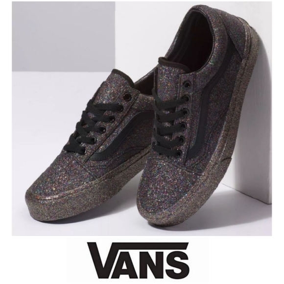 vans old skool glitter